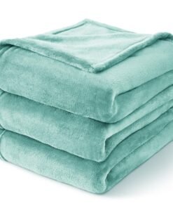 Fleece Blanket Black Throw Blankets for Couch & Bed-3